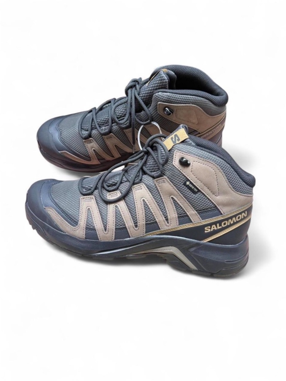 NWT Men’s Salomon X Adventure Recon MID Goretex Hiking Brown Shoes Size 11